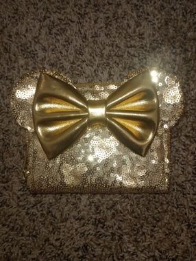 Loungefly Gold Sequin Minnie Wallet